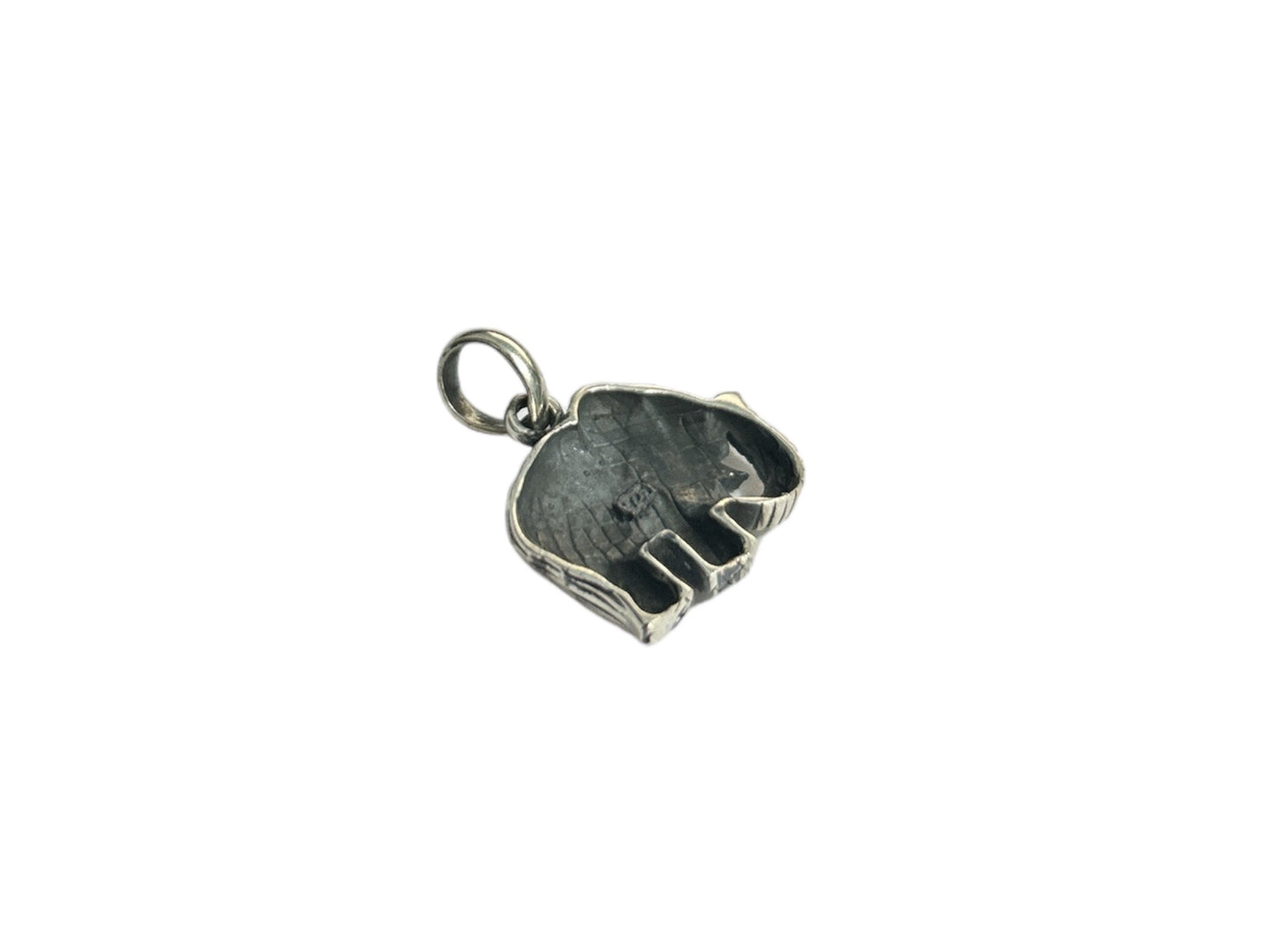 Minimalist 925 Sterling Silver Elephant Pendant, Handmade Animal Charm Jewelry