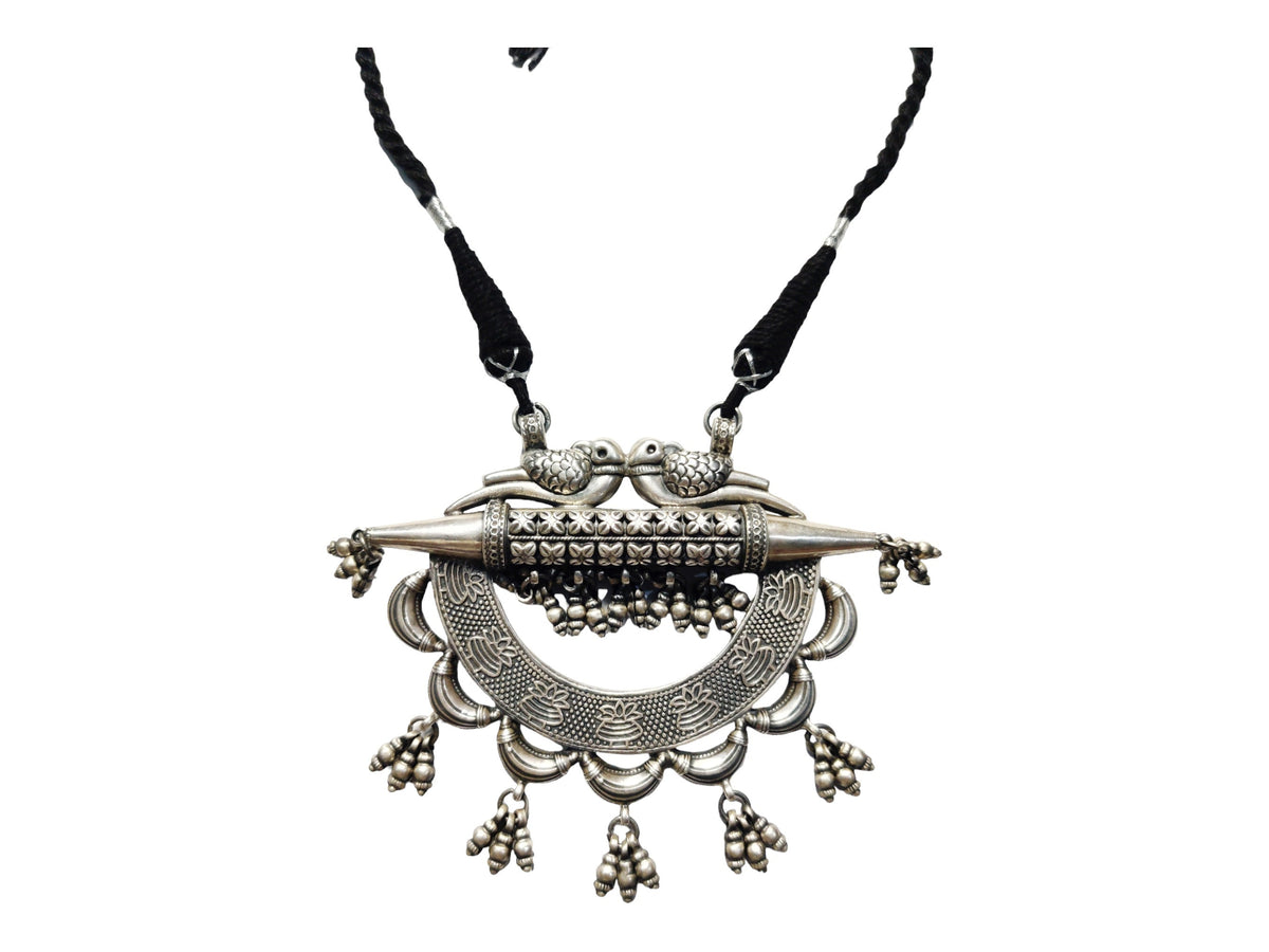 925 Sterling Silver choker Necklace, Antique Look Adjustable length