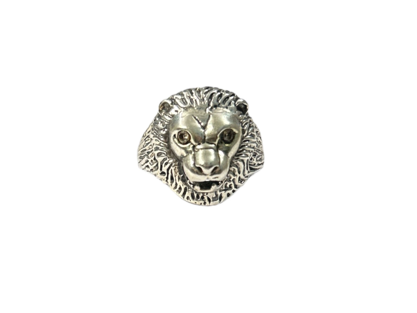 925 Sterling Silver Lion Ring, US Size 11 Mens Bold Statement Ring Gift