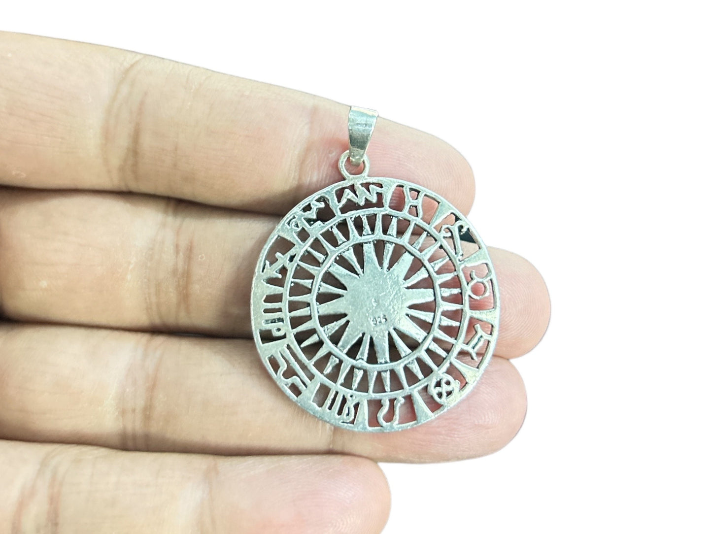925 Sterling Silver Compass Pendant Necklace, Travel Nautical Jewelry Gift, Wanderlust Explorer Charm