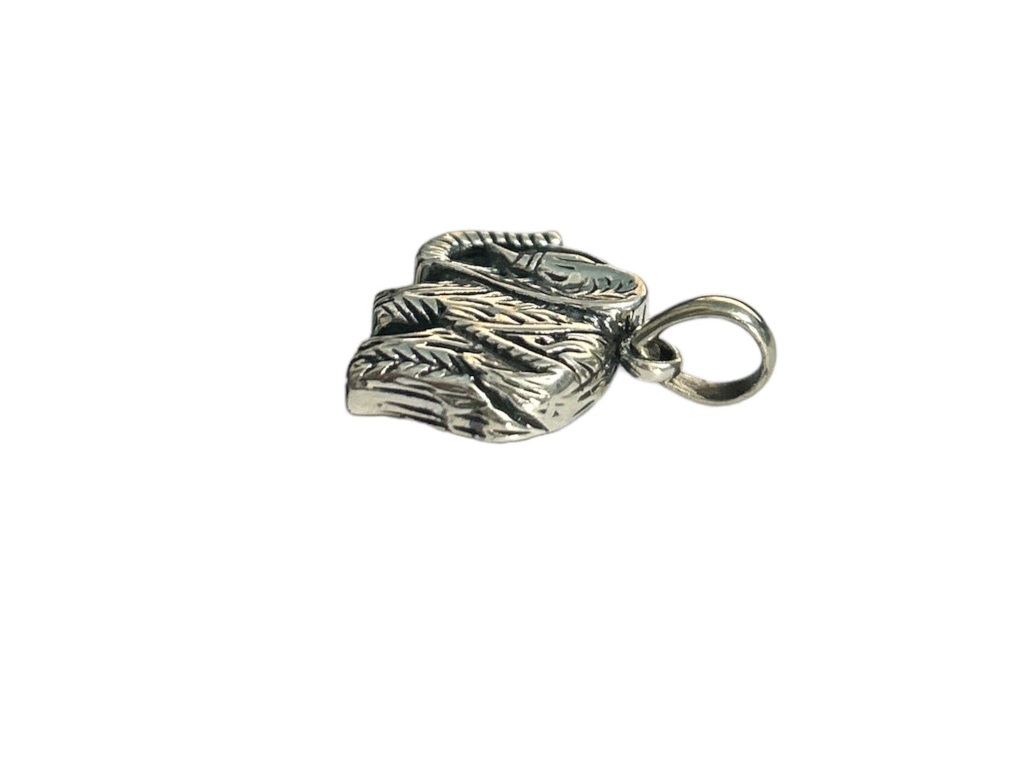 Minimalist 925 Sterling Silver Elephant Pendant, Handmade Animal Charm Jewelry