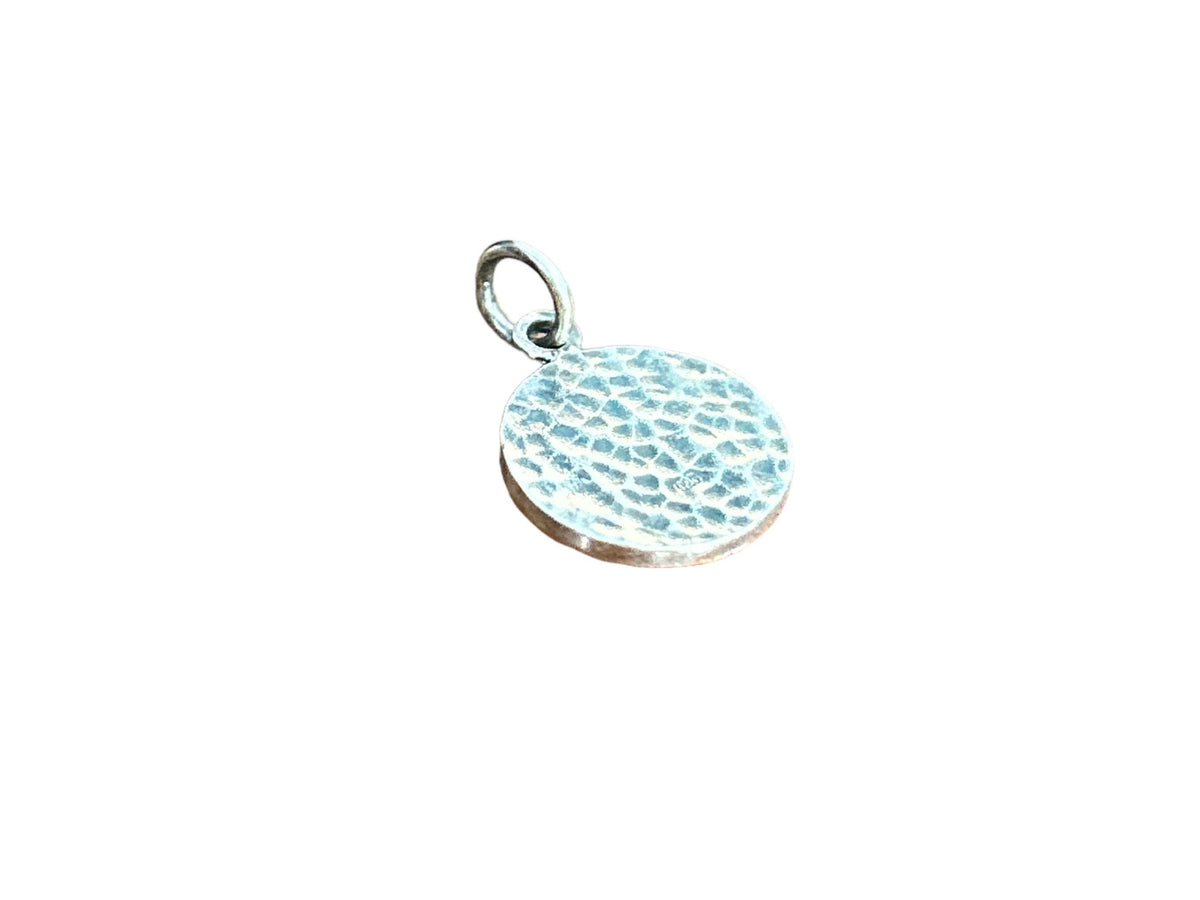 Handmade 925 Sterling Silver Om Pendant Necklace, Spiritual Yoga Jewelry Gift
