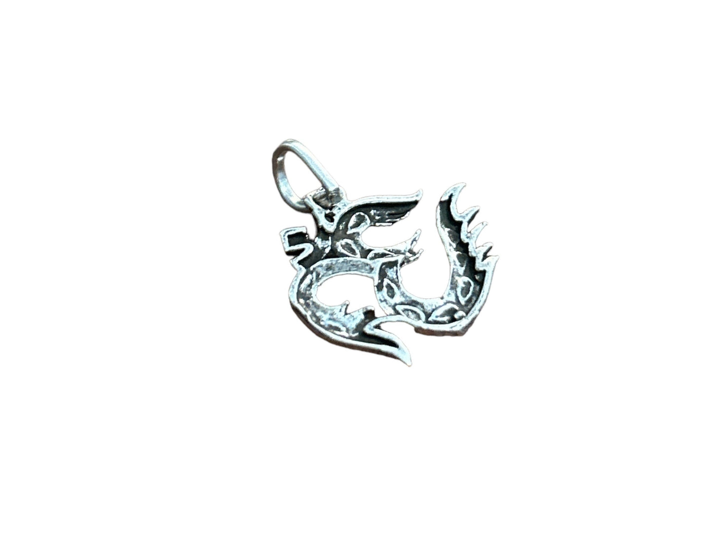 Sterling Silver Om Pendant Necklace, 925 Handmade Spiritual Jewelry, Meditation Symbol Gift, Hindu Yoga Charm, Peaceful Minimalist Necklace