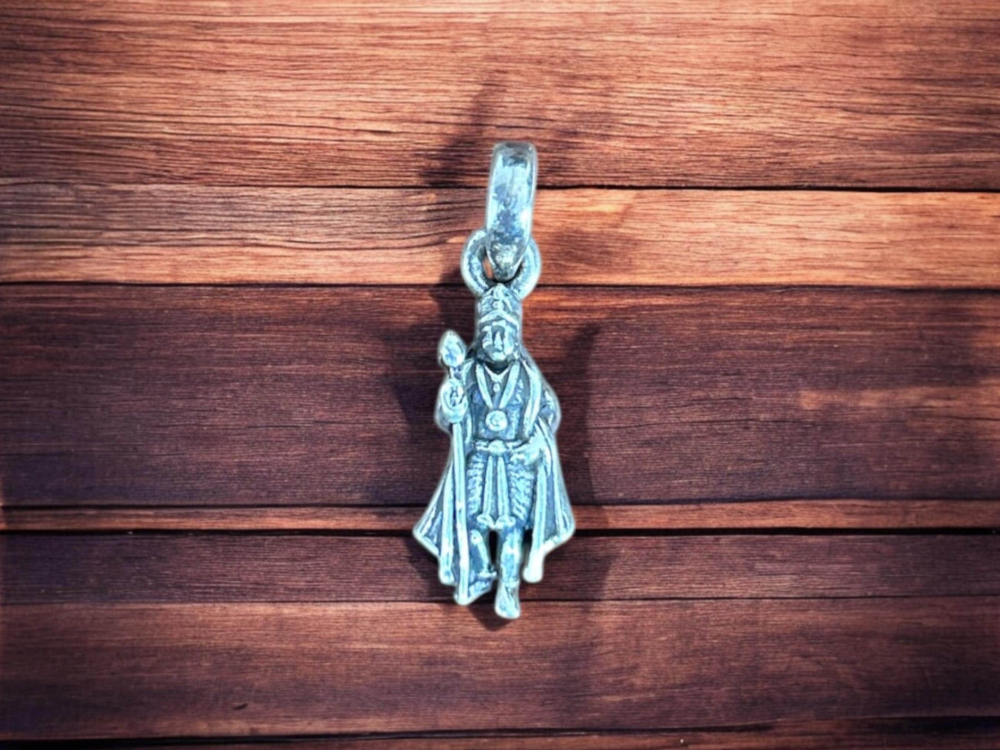 Sterling Silver Kartikeya Pendant, Handcrafted Hindu Deity Locket, SR183