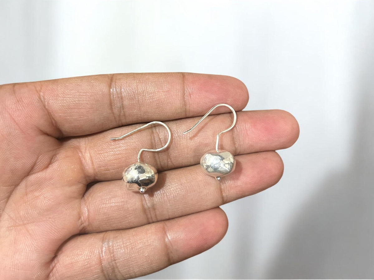 925 Sterling Silver Clear Crystal Drop Earrings, Minimalist Hook Dangle Jewelry, SR182