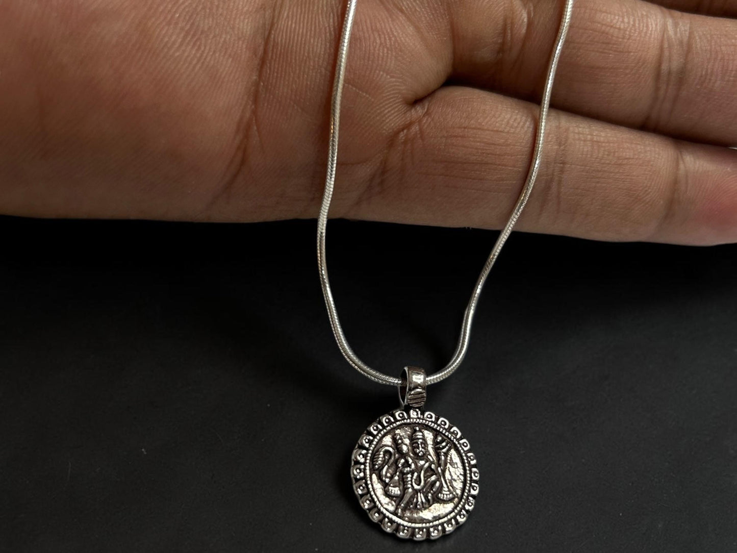 Lord Hanuman Pendant Necklace  925 Sterling Silver Bajrang Bali Pendant  Hindu Spiritual Jewelry  Gift for Men Women  Protection Pendant