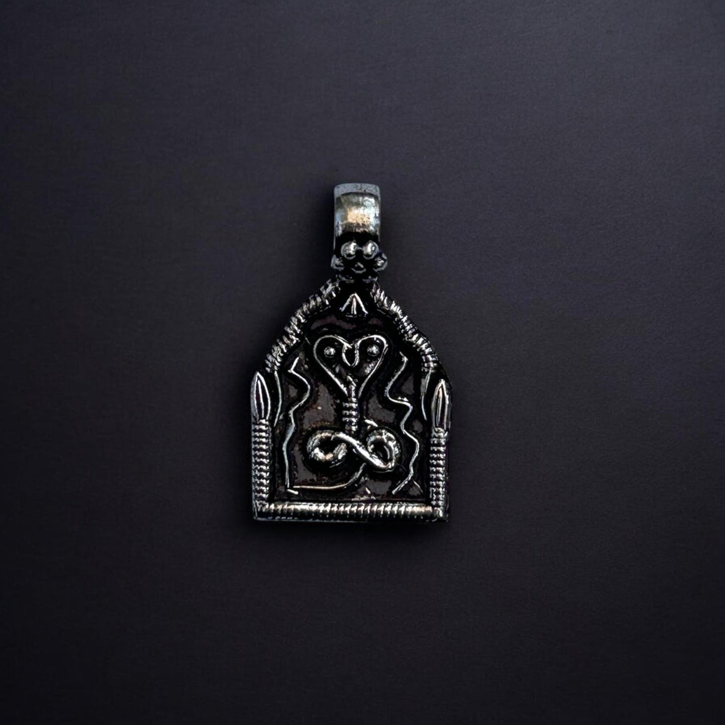 Snake Pendant Necklace  925 Sterling Silver King Cobra Pendant  Serpent Jewelry  Protection Charm  Reptile Lover Gift  Tribal Pendant