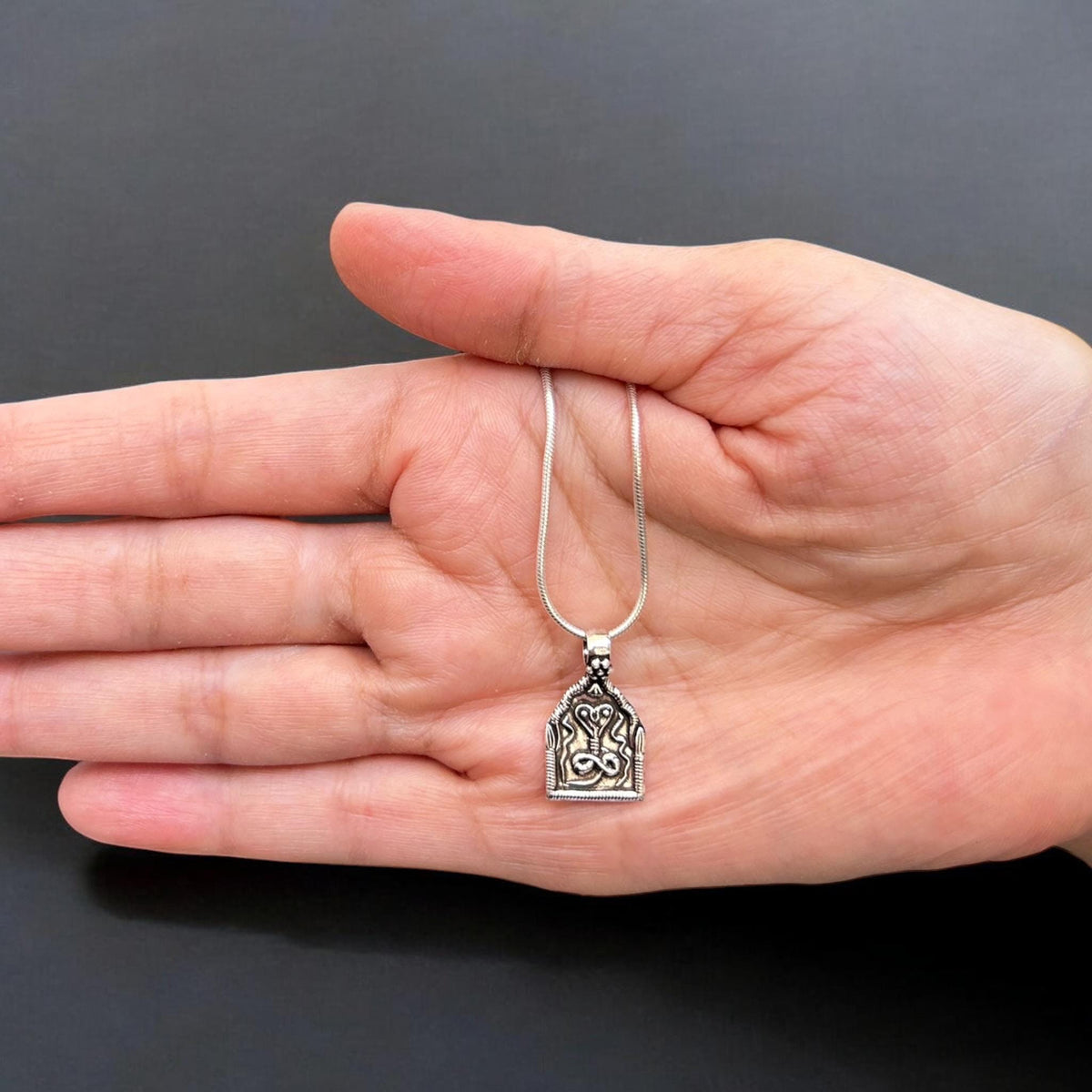 Snake Pendant Necklace  925 Sterling Silver King Cobra Pendant  Serpent Jewelry  Protection Charm  Reptile Lover Gift  Tribal Pendant