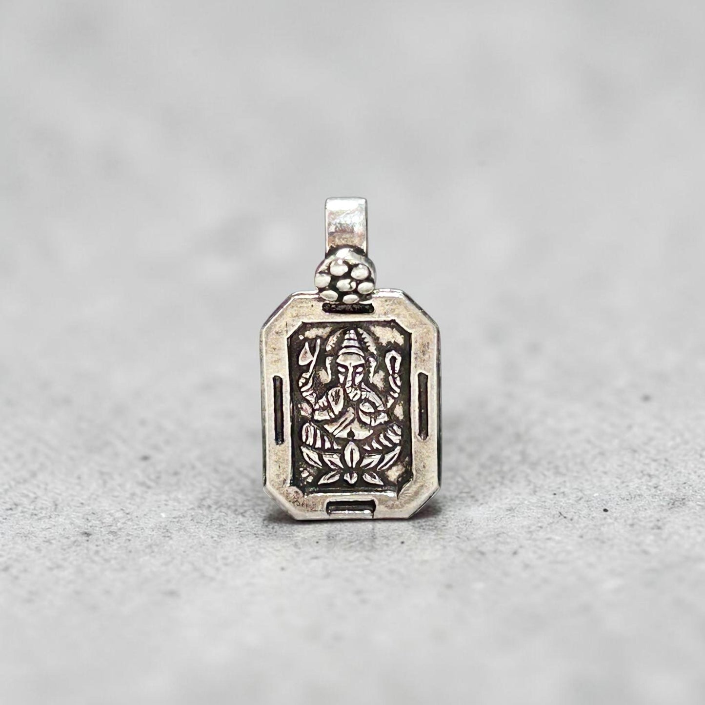 Ganesha Pendant Necklace  925 Sterling Silver Lord Ganesha Jewelry  Elephant God Pendant  Prosperity Blessing Charm  Sacred Charm