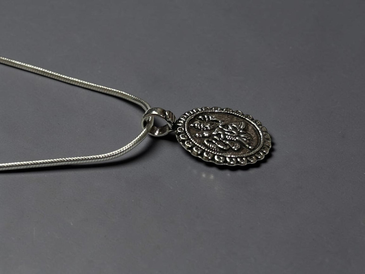 Lord Hanuman Pendant Necklace  925 Sterling Silver Bajrang Bali Pendant  Hindu Spiritual Jewelry  Gift for Men Women  Protection Pendant