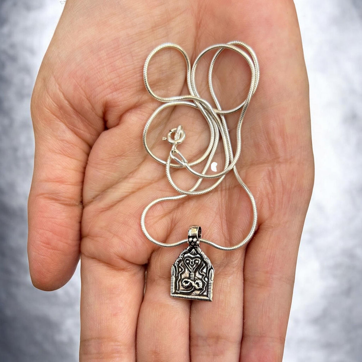 Snake Pendant Necklace  925 Sterling Silver King Cobra Pendant  Serpent Jewelry  Protection Charm  Reptile Lover Gift  Tribal Pendant