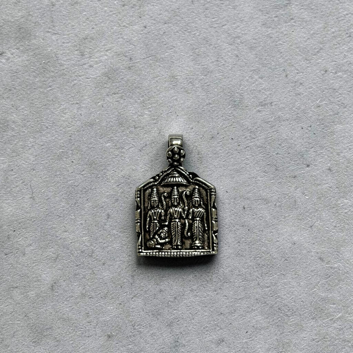 Ram Darbar Necklace  925 Sterling Silver Lord Ram Family Pendant  Sita Lakshman Hanuman Jewelry  Hindu Gift  Ram Darbar Pendant Necklace