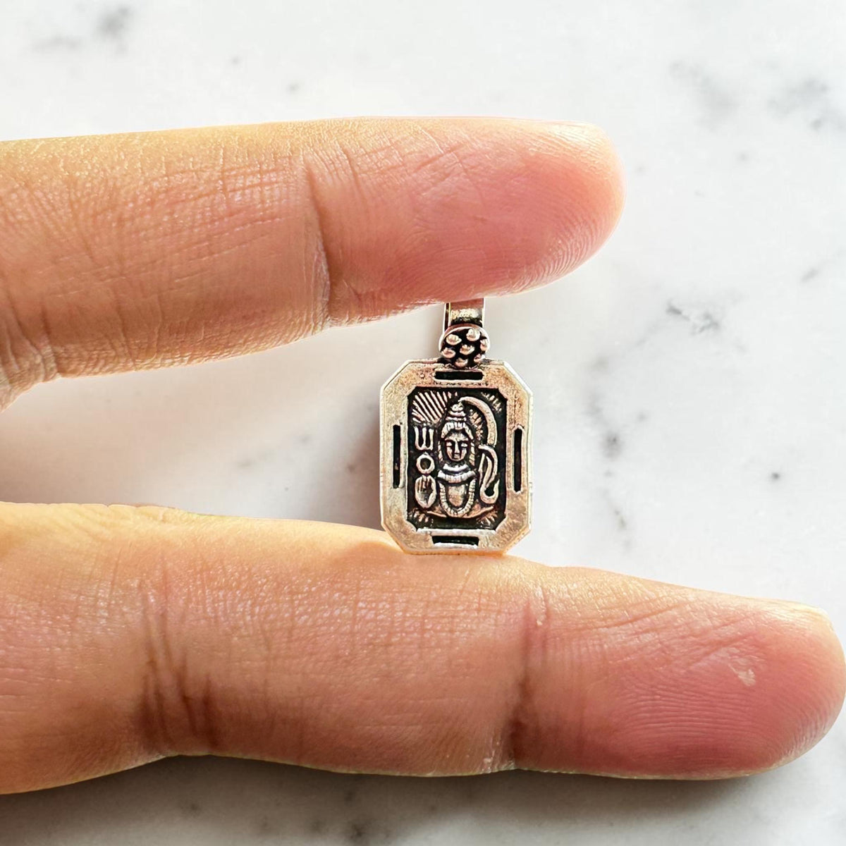 Lord Shiva Pendant Necklace  925 Sterling Silver Shiv Locket  Mahadev Pendant  Hindu Spiritual Jewelry  Gift for Men Women  Shiv Ji