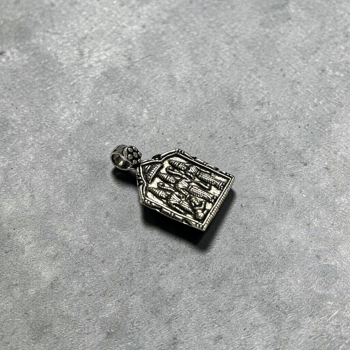 Ram Darbar Necklace  925 Sterling Silver Lord Ram Family Pendant  Sita Lakshman Hanuman Jewelry  Hindu Gift  Ram Darbar Pendant Necklace