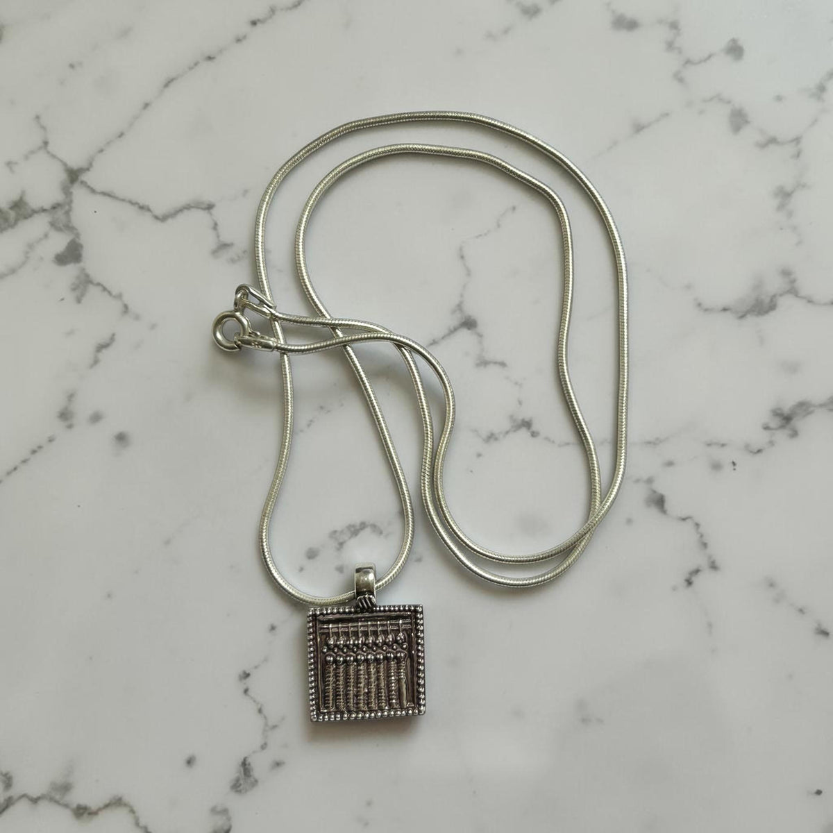 Seven Sisters Pendant Necklace  925 Sterling Silver Protection Amulet  Spiritual Protective Jewelry  Gift for Men Women  Indian Talisman