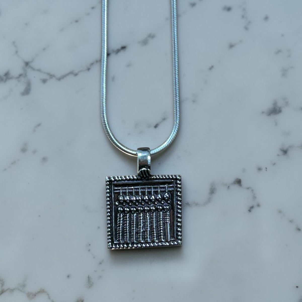 Seven Sisters Pendant Necklace  925 Sterling Silver Protection Amulet  Spiritual Protective Jewelry  Gift for Men Women  Indian Talisman