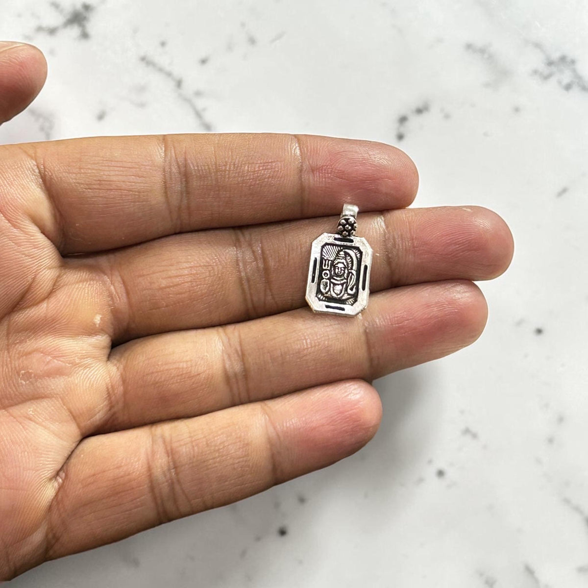 Lord Shiva Pendant Necklace  925 Sterling Silver Shiv Locket  Mahadev Pendant  Hindu Spiritual Jewelry  Gift for Men Women  Shiv Ji