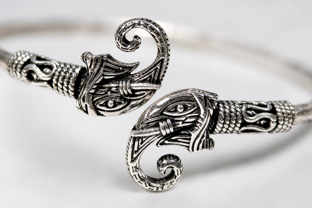 925 Sterling Silver Elephant Bangle  Oxidized Vintage Elephant Head Cuff  Boho Ethnic Indian Jewelry  Gift for Her Women  Silver Bangles