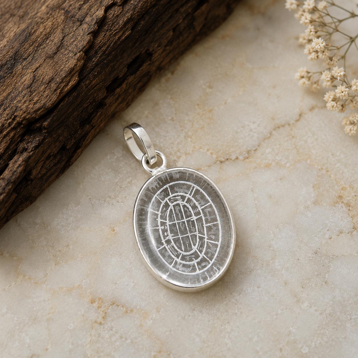Kailash Yantra Pendant for Protection • Peace Spiritual Strength and Positivity • Sacred Himalayan Energy Talisman • Powerful Yantra Amulet