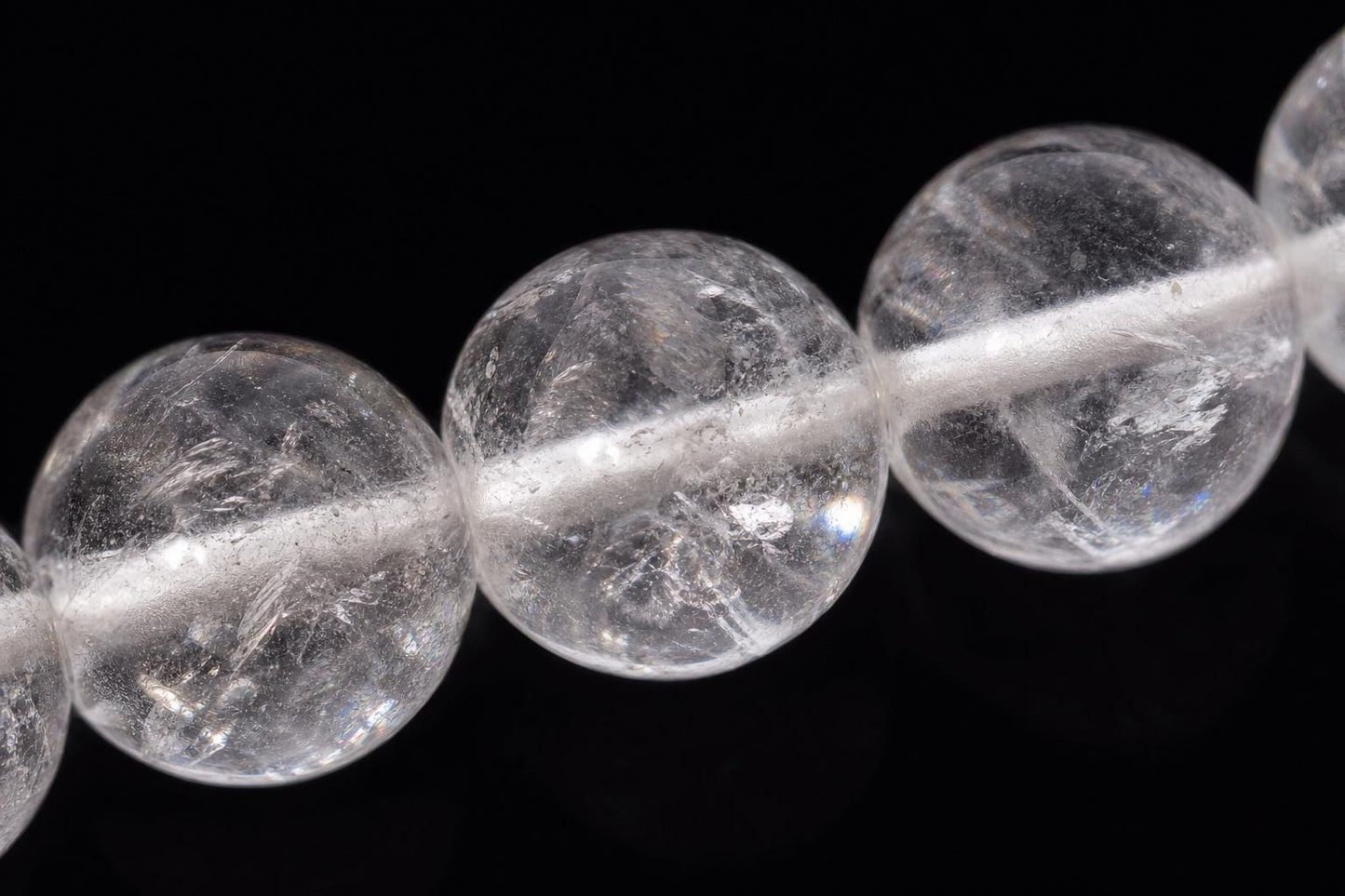 Sphatik Mala  Clear Quartz Crystal Mala 108+1 Beads  Natural Stone Japa Mala Necklace  Meditation Prayer Beads  Hindu Spiritual Gifts