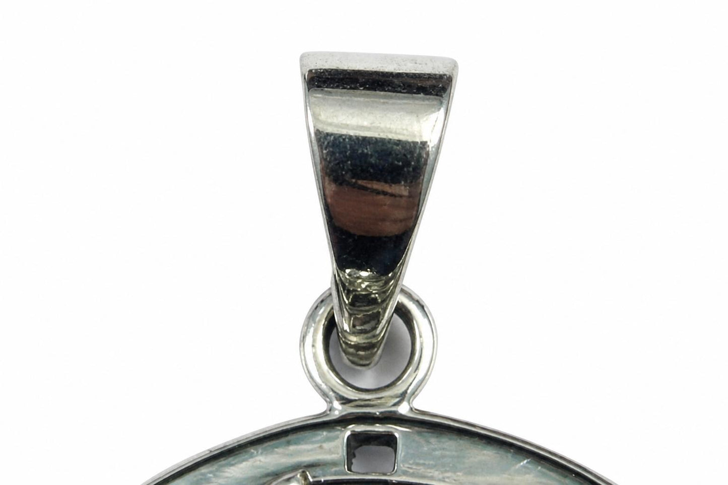 925 Sterling Silver Horseshoe Pendant  Oxidized Double Horse Head Charm  Equestrian Western Jewelry  Lucky Horseshoe  Gift for Her